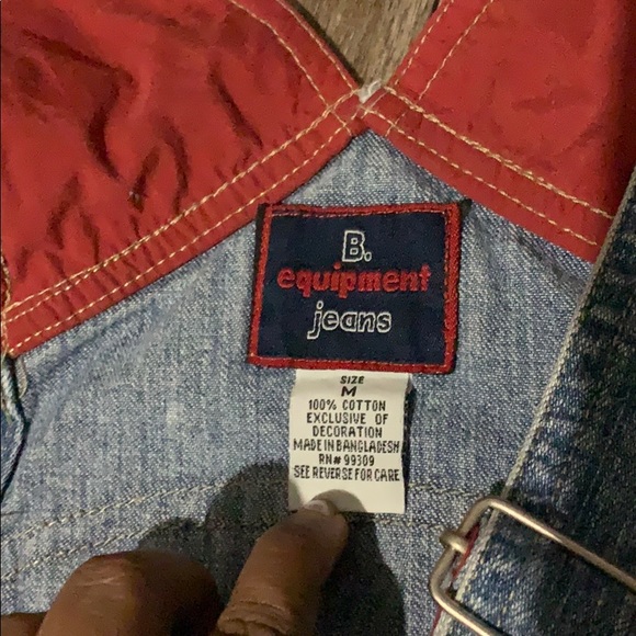Vintage rare “BUM EQUIPMENT” JEAN OVERALLS - Picture 5 of 6